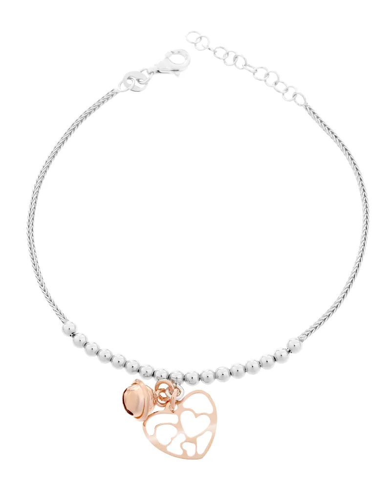 Orphelia Damen-Armband aus 925er Sterlingsilber – Silber/Rosé ZA-7109 Silber
