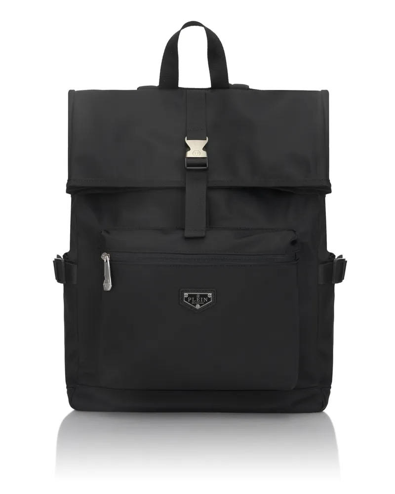 Philipp Plein Nylon Box Backpack Schwarz