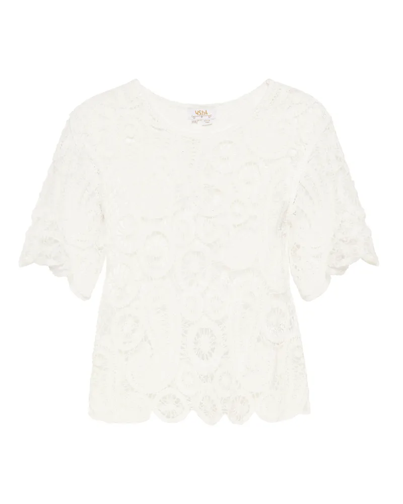 Usha Bluse Frauen Weiß Weiß