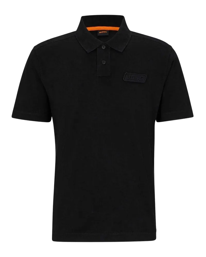 HUGO BOSS Poloshirt für Herren, Regulär (Schwarz Schwarz
