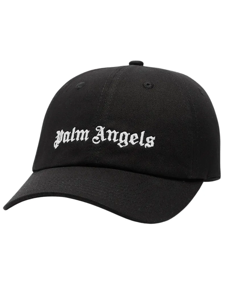 Palm Angels Logo Kappe schwarz Schwarz