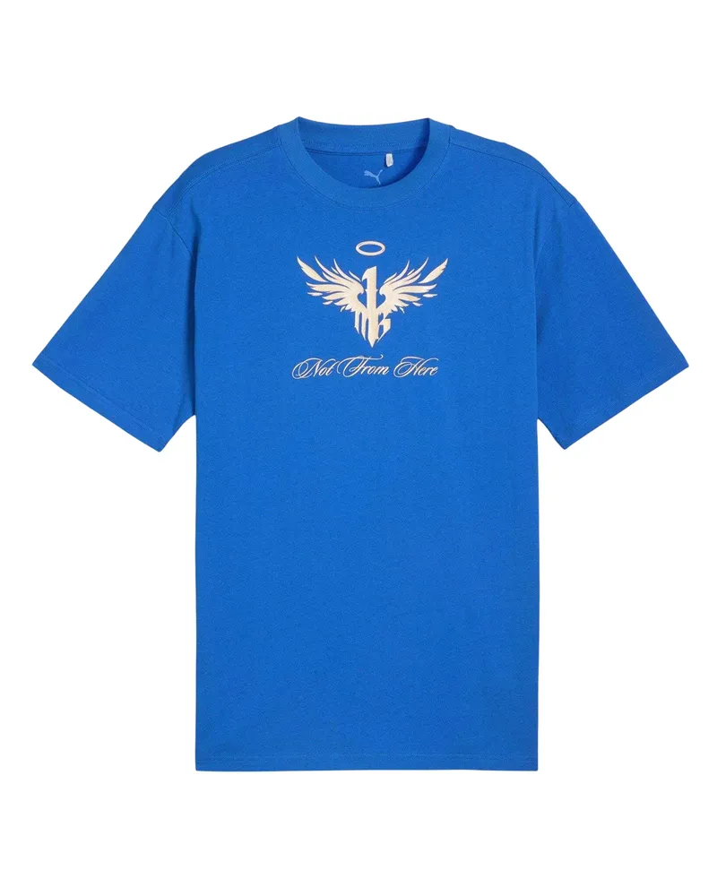 Puma LaMelo Ball" T-Shirt für Herren, Basketball, Übergroß (Mannschaft Königsblau Indigoblau