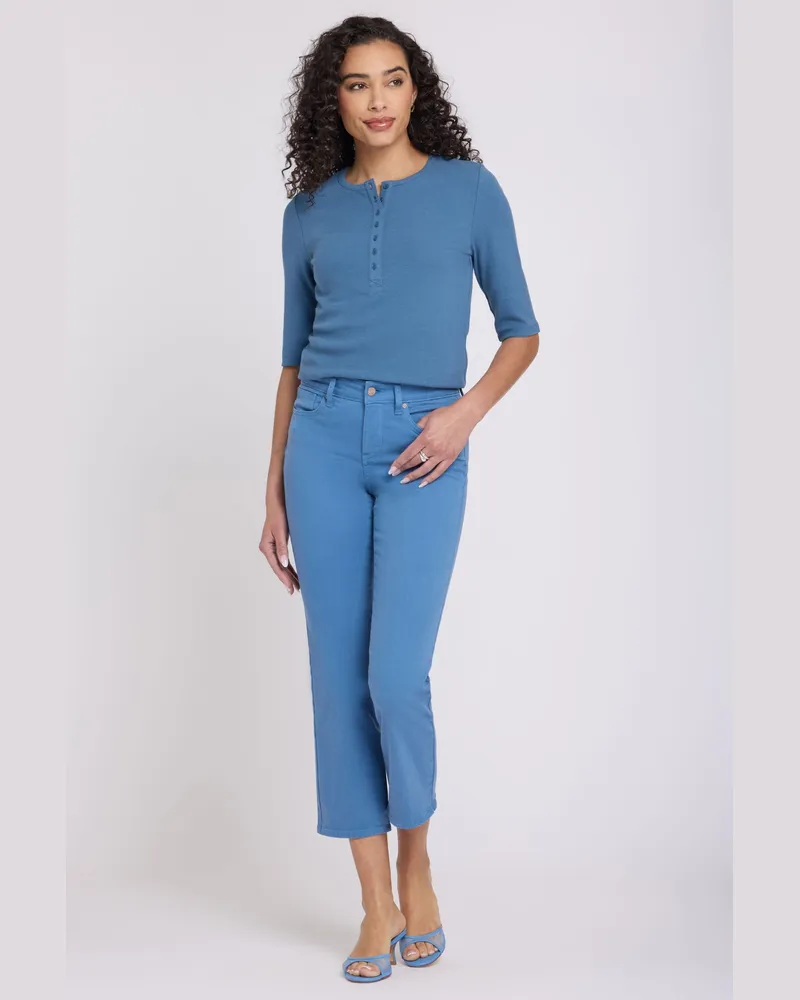 NYDJ not your daughter's Jeans  Marilyn Gerade Knöchellange Jeans Blau