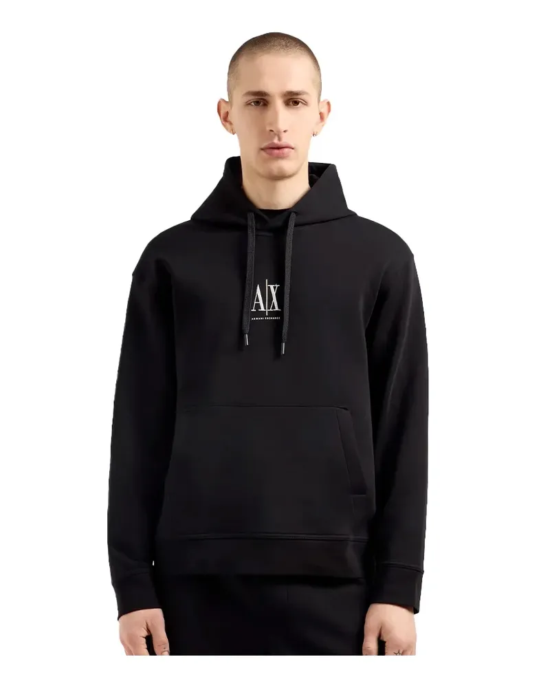 Armani Exchange Herren-Sweatshirt Heritage AX Schwarz
