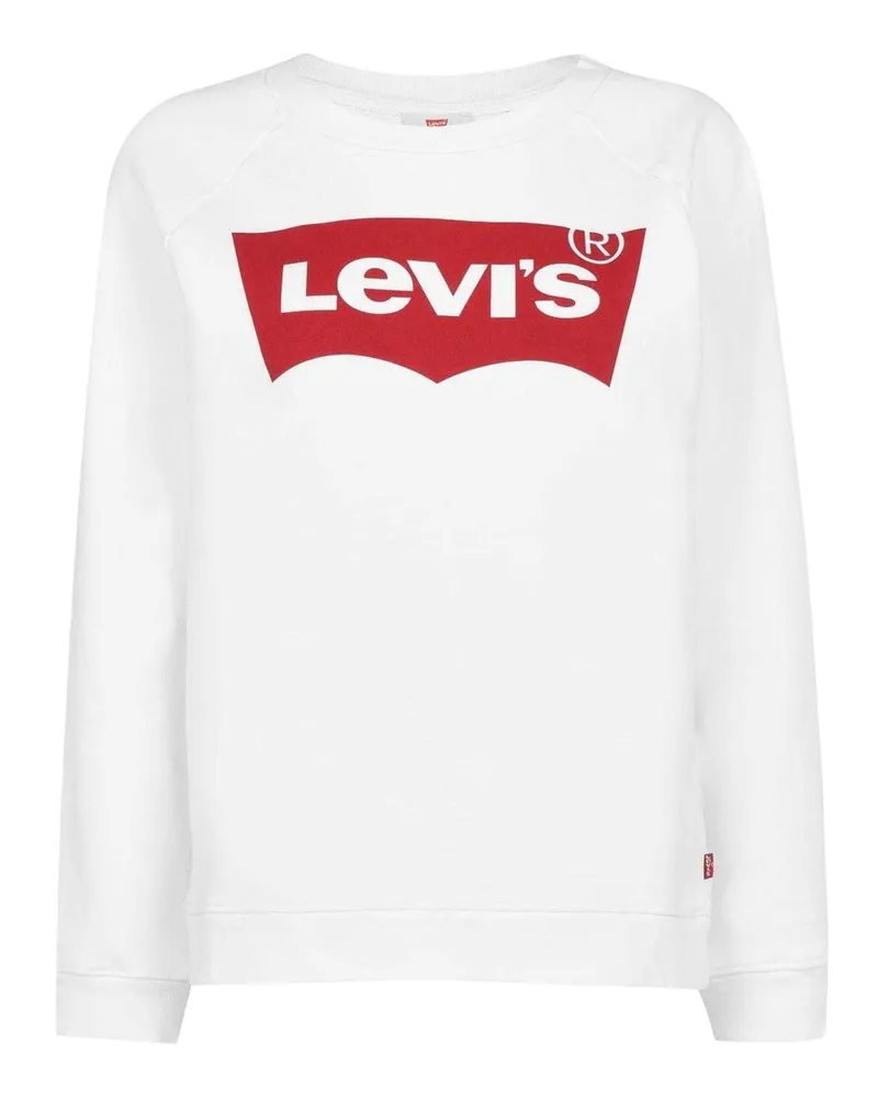 Levi's Sweatshirt für Damen, Rundhalsausschnitt (Weiß Weiß