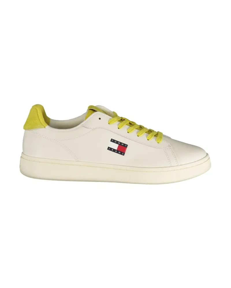 Tommy Hilfiger Bianco Polyurethan Herren Sneaker Weiß