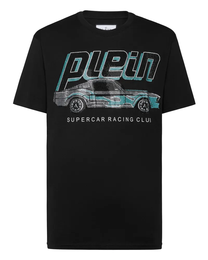 Philipp Plein T-Shirt Racing Schwarz