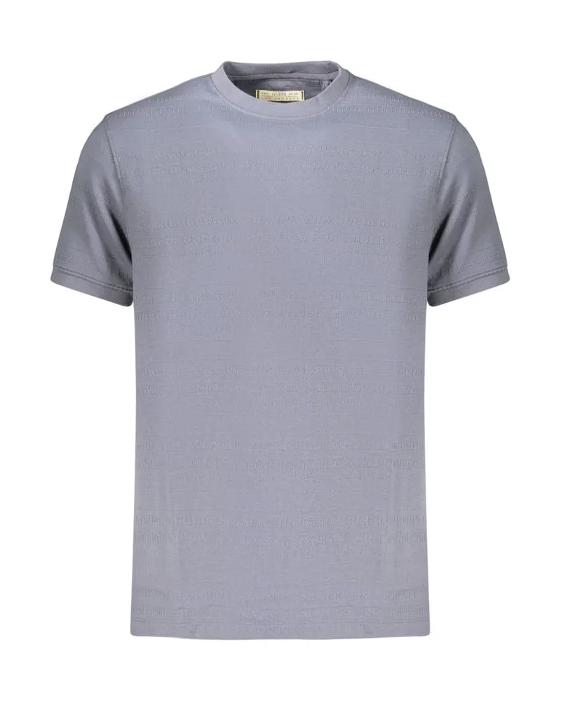 Guess Baumwoll-T-Shirt für Herren - Blau Blau