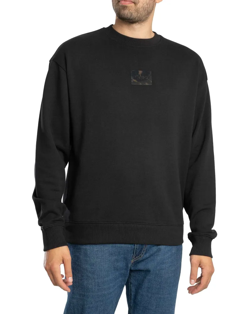 HUGO BOSS Daylo Box Logo Sweatshirt, Schwarz Schwarz