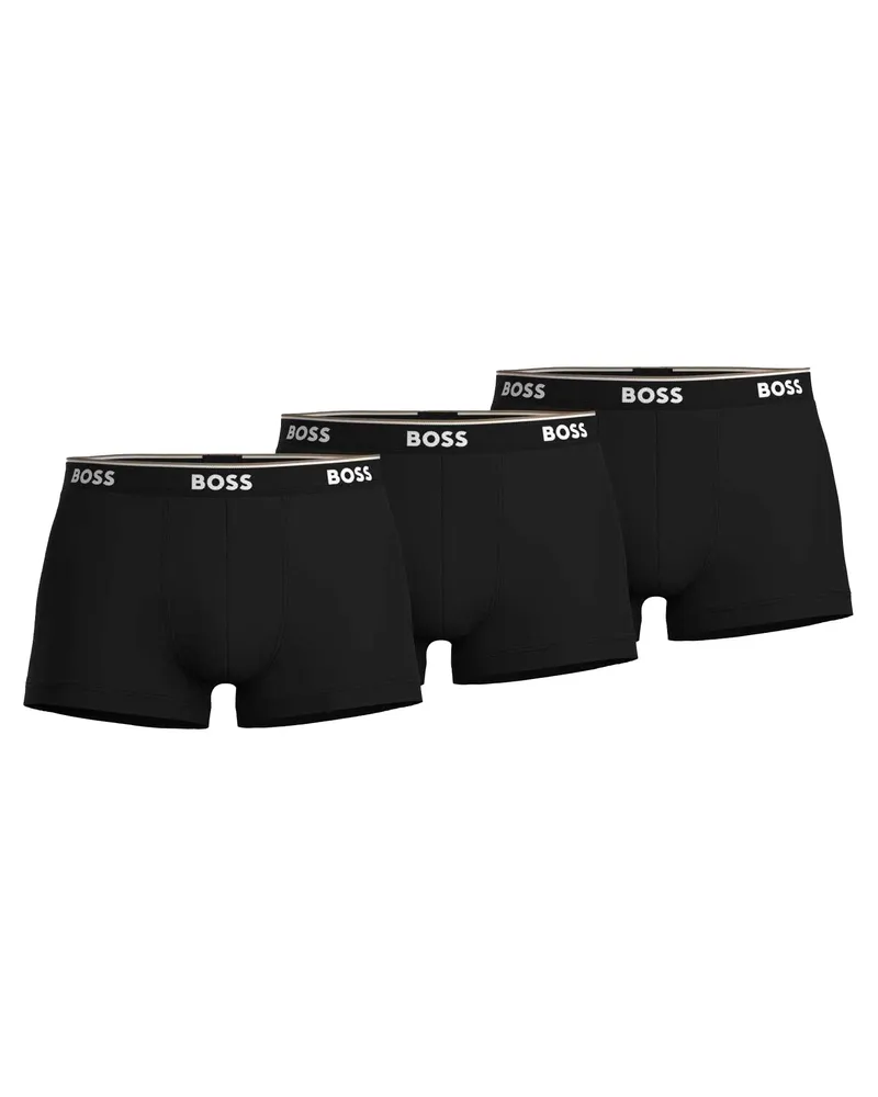 HUGO BOSS Bodywear" Boxershorts für Herren (3er-Pack) (Schwarz Schwarz