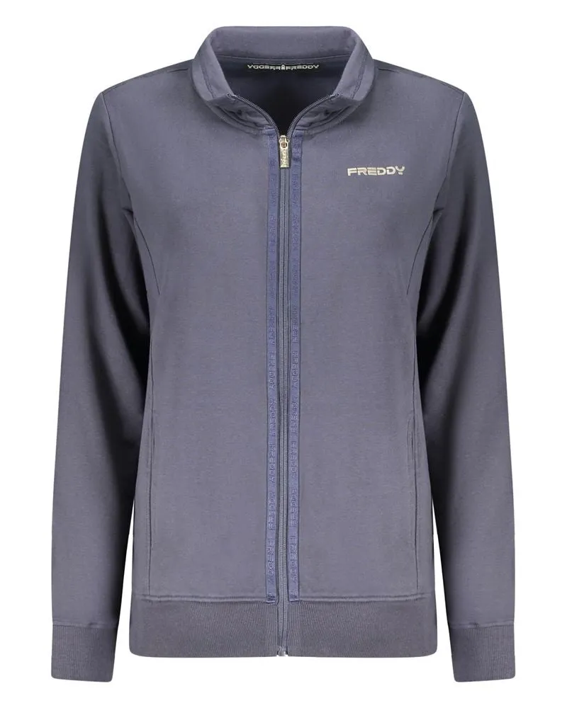 Freddy Blau Baumwolle Damen Sweatshirt Blau