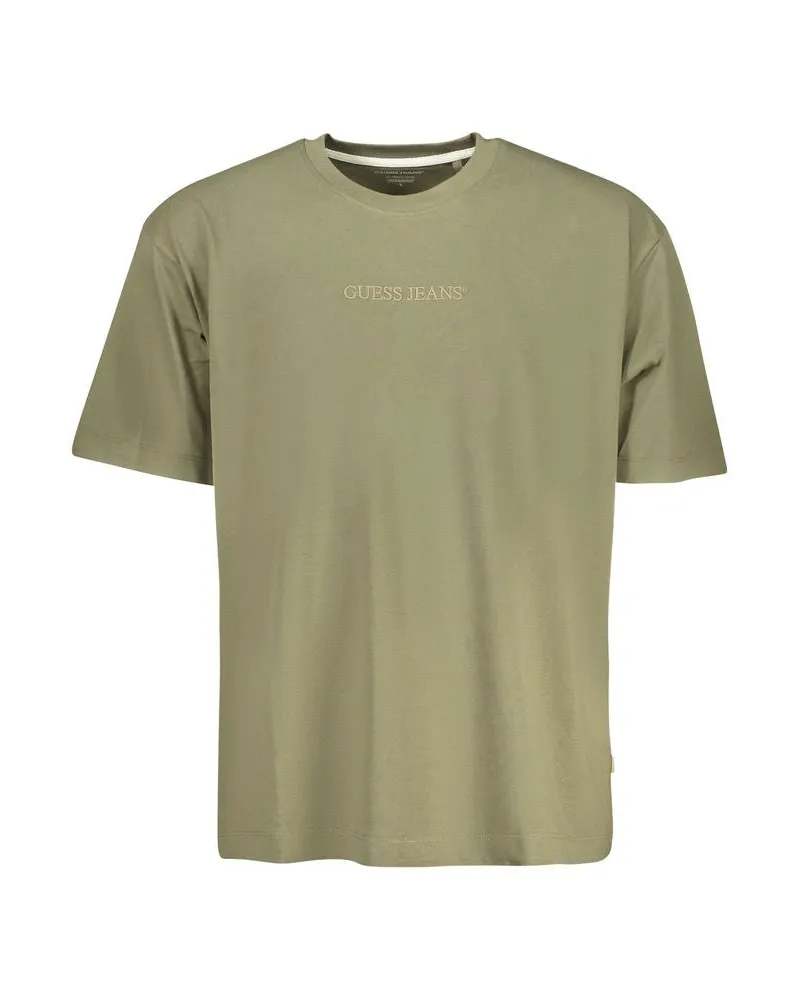 Guess Verde Baumwoll-T-Shirt für Herren Grün
