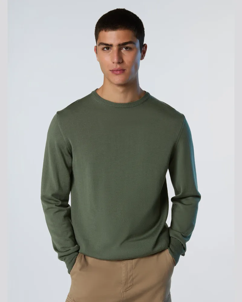 North Sails Pullover aus Merinowolle mit Rundhalsausschnitt - Grau Grau