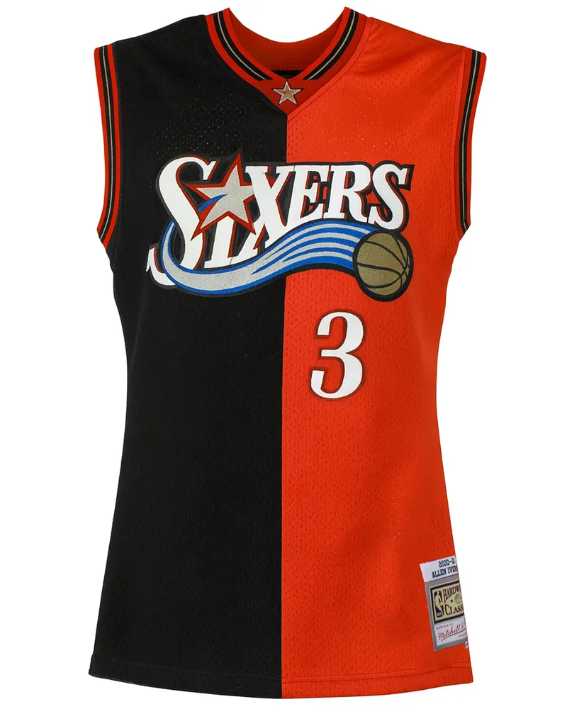 Mitchell & Ness NBA Philadelphia 76ers 3 Iverson Swingman Trikot Schwarz