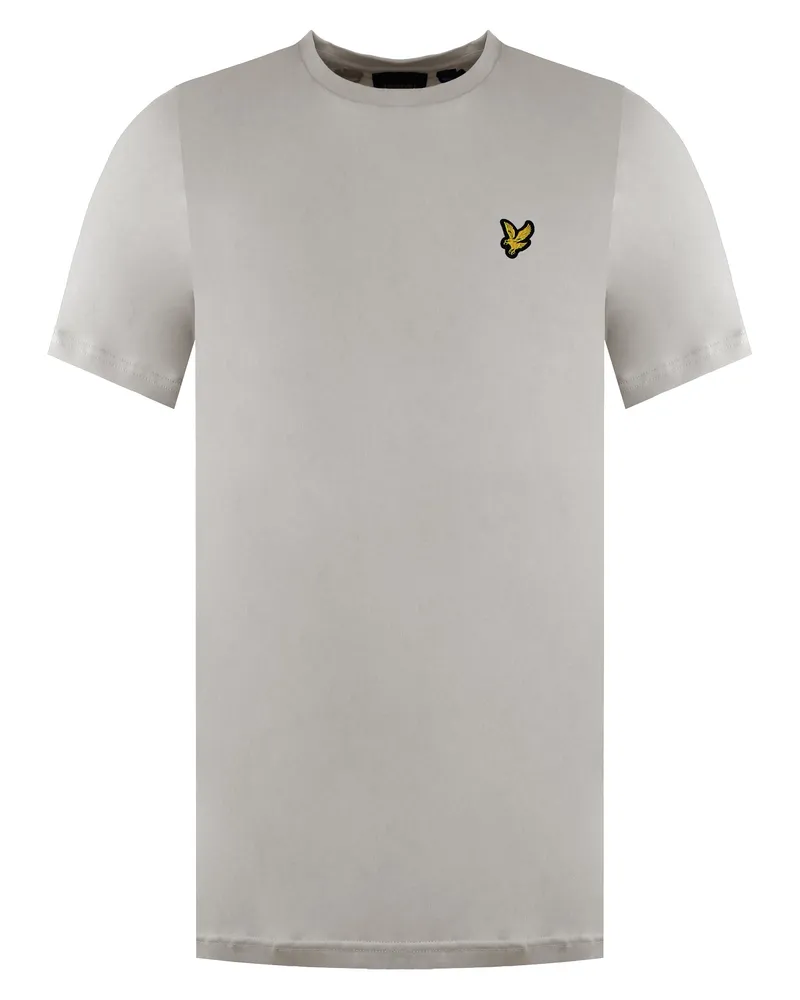 Lyle & Scott Unifarben Herren T-Shirt in Hellgrau Hellgrau