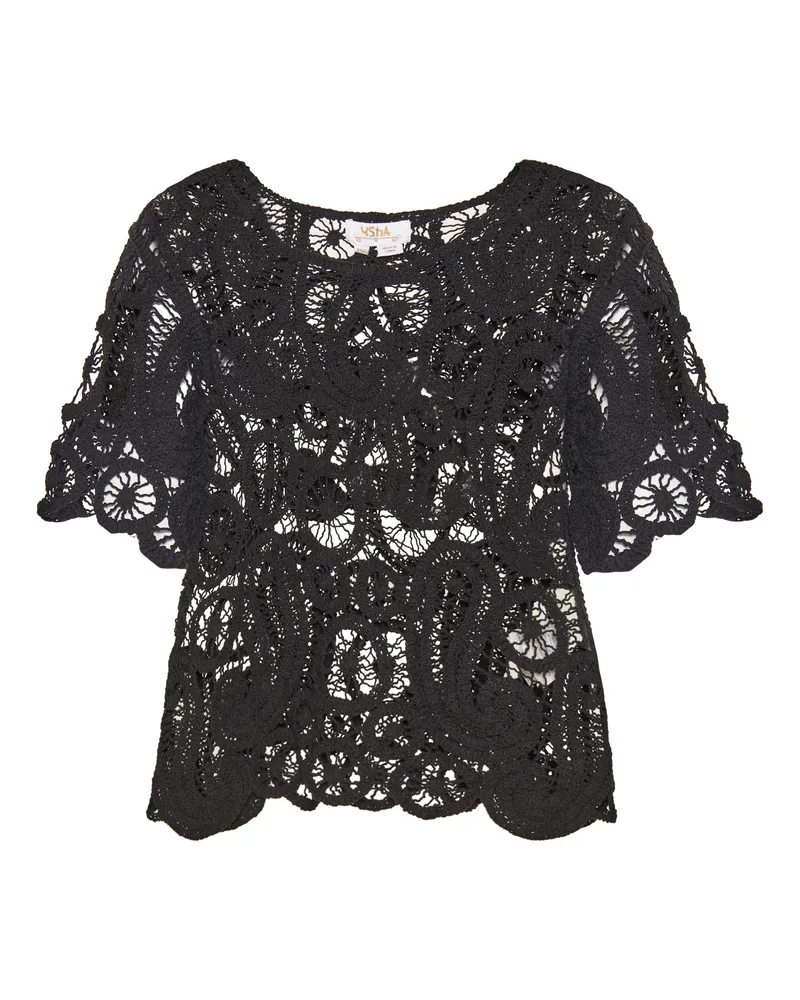 Usha Bluse Frauen Schwarz Schwarz