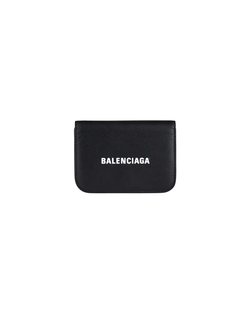 Balenciaga Mini-kartenetui Cash - Schwarz Schwarz