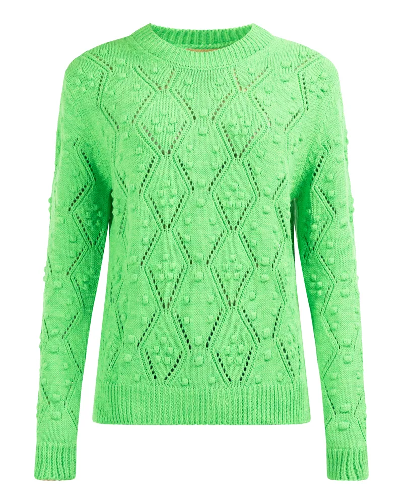 My Mo my Pull en tricot blonda Grün