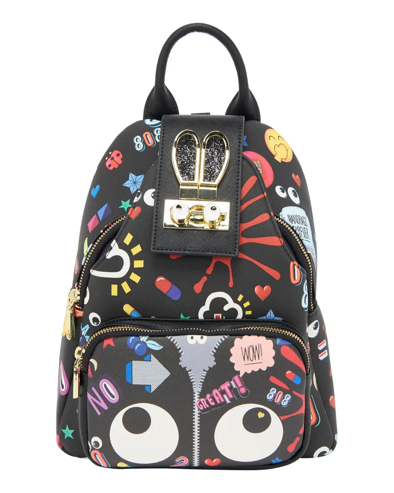 My Mo Rucksack für Damen - Schwarz Schwarz