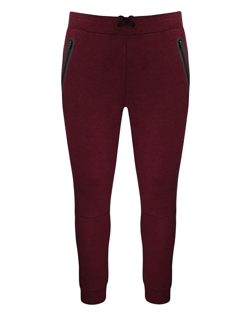 New Balance Neues Balance -Logo Burgund Herren Fortitech Fleece Stretch Track Hosen MP11143 GTH Bordeaux