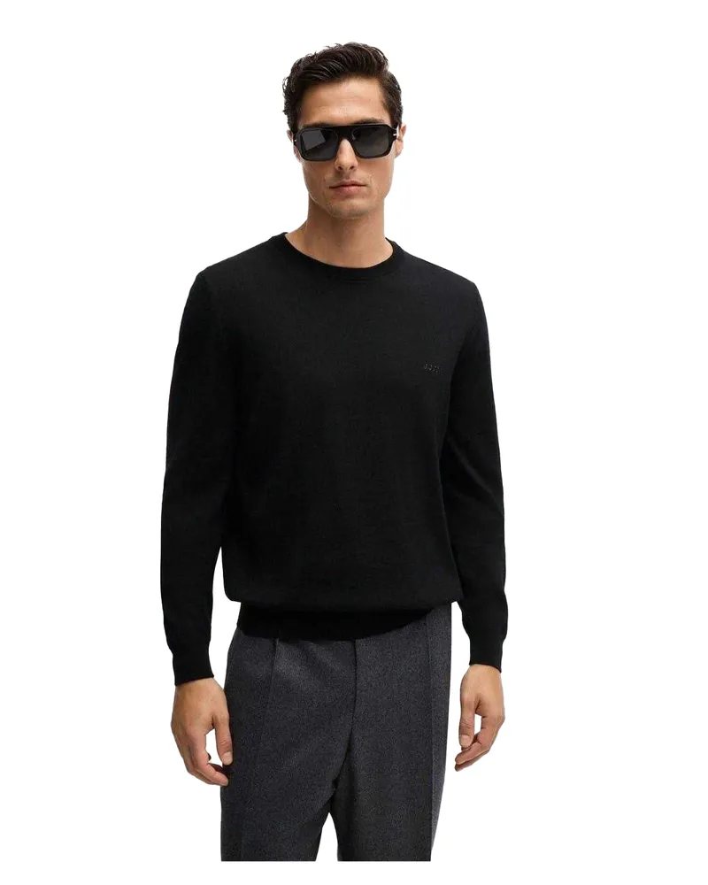 HUGO BOSS Botto" Pullover für Herren, Jerseyware (Schwarz Schwarz