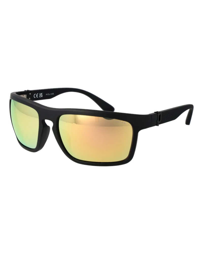 Police Sonnenbrille SPLF63 U28G 63 Schwarz