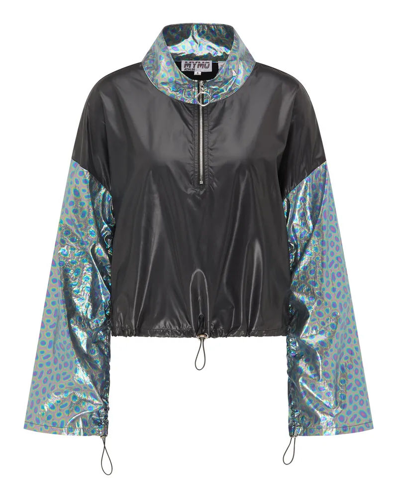 My Mo Windjacke Damen Holografisch Schwarz