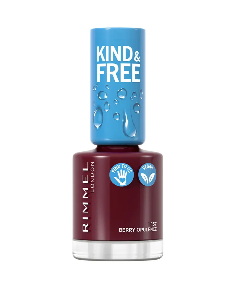 Rimmel London Kind & Free Nail Polish #157-berry Opulence 8 ml 