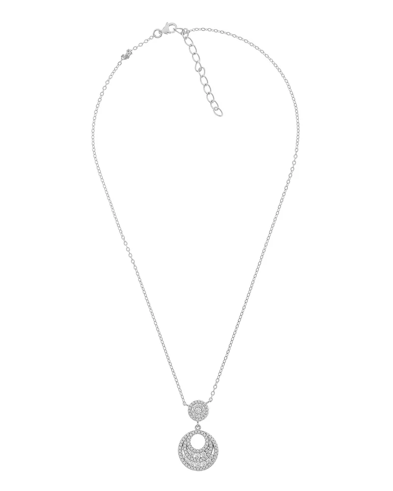 Orphelia Damen-Kette aus 925er Sterlingsilber mit Anhänger – Silber ZH-7279 Silber