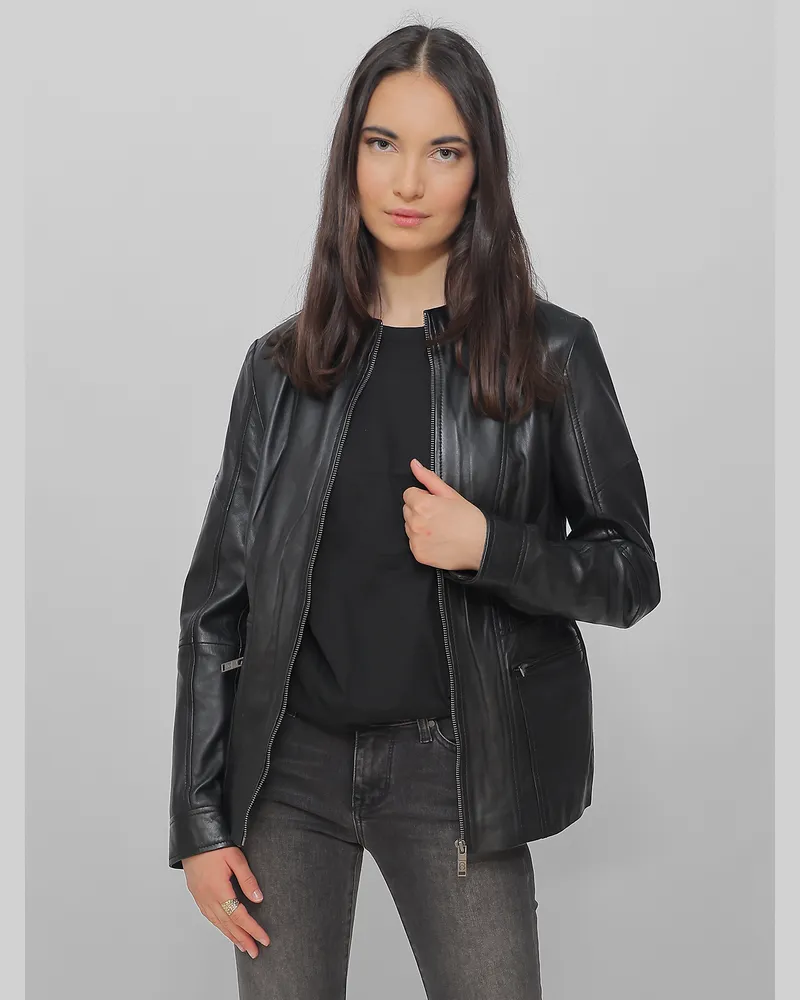 JCC Lederjacke 31023628 Schwarz