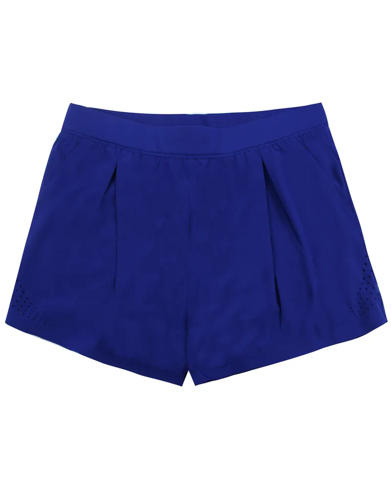 Under Armour Heatgear Perpetual Blue Saded Womens Running Shorts 1306131 574 Blau