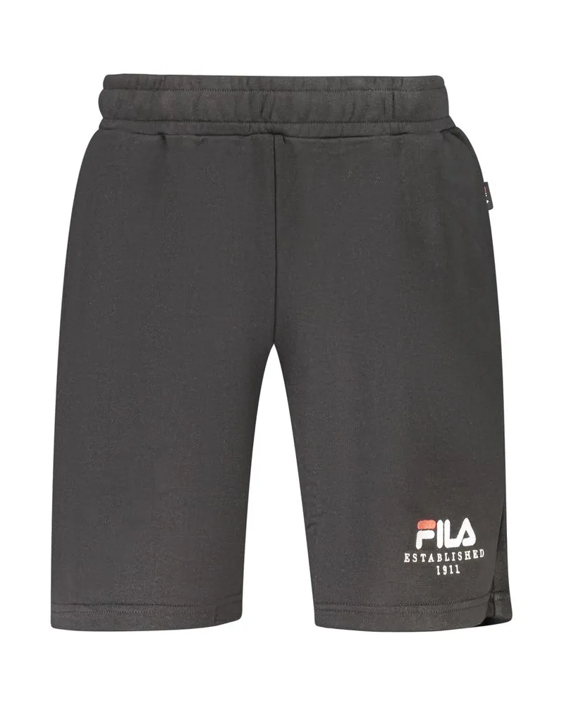 Fila Schwarze Baumwoll Herrenhose Schwarz