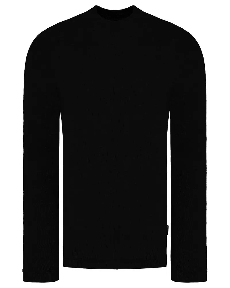 Ted Baker Staylay Herren Black Strukturpullover Schwarz