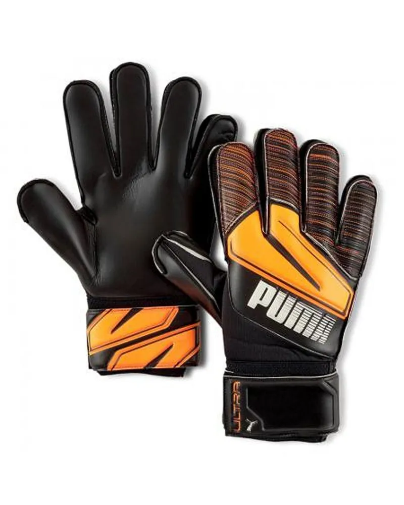 Puma Ultra Protect 2 RC Herren Torwarthandschuhe Schwarz/Orange Schwarz