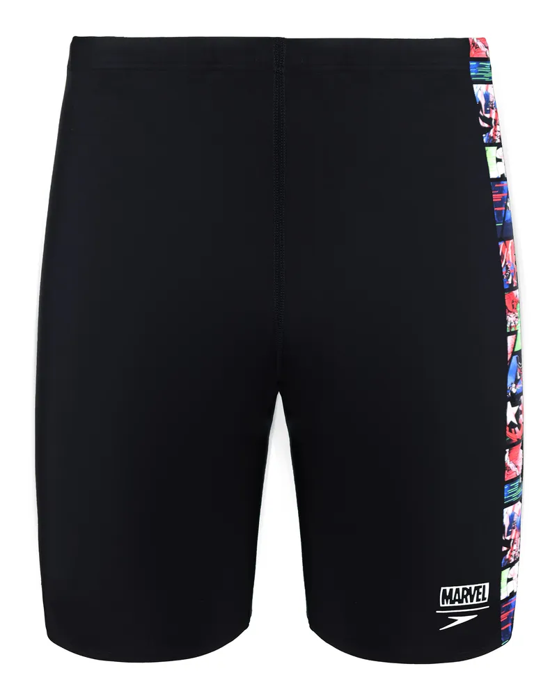 Speedo All Over Print Marvel Avengers Jammer Black Mens Schwimmshorts 8 09529c701 Mehrfarbig