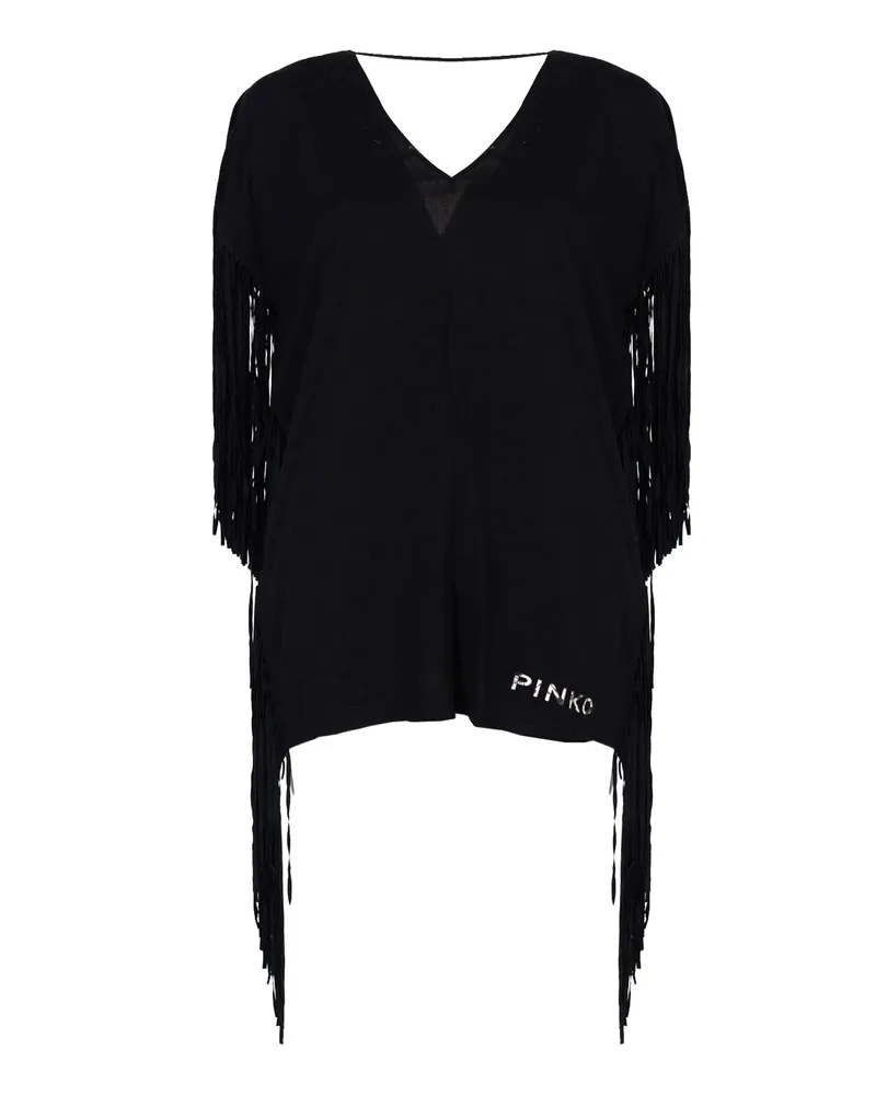 Pinko Bluse Papaveri Damen schwarz Schwarz