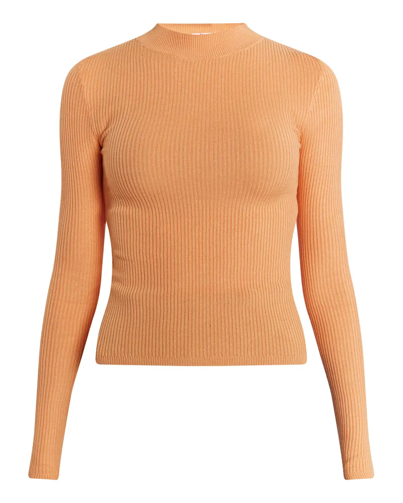 My Mo Strickpullover Damen orange Orange