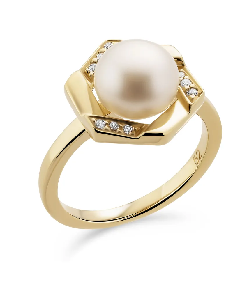 Orphelia Damen-Ring Sterling-Silber 925 – Gold ZR-7469/G Gold