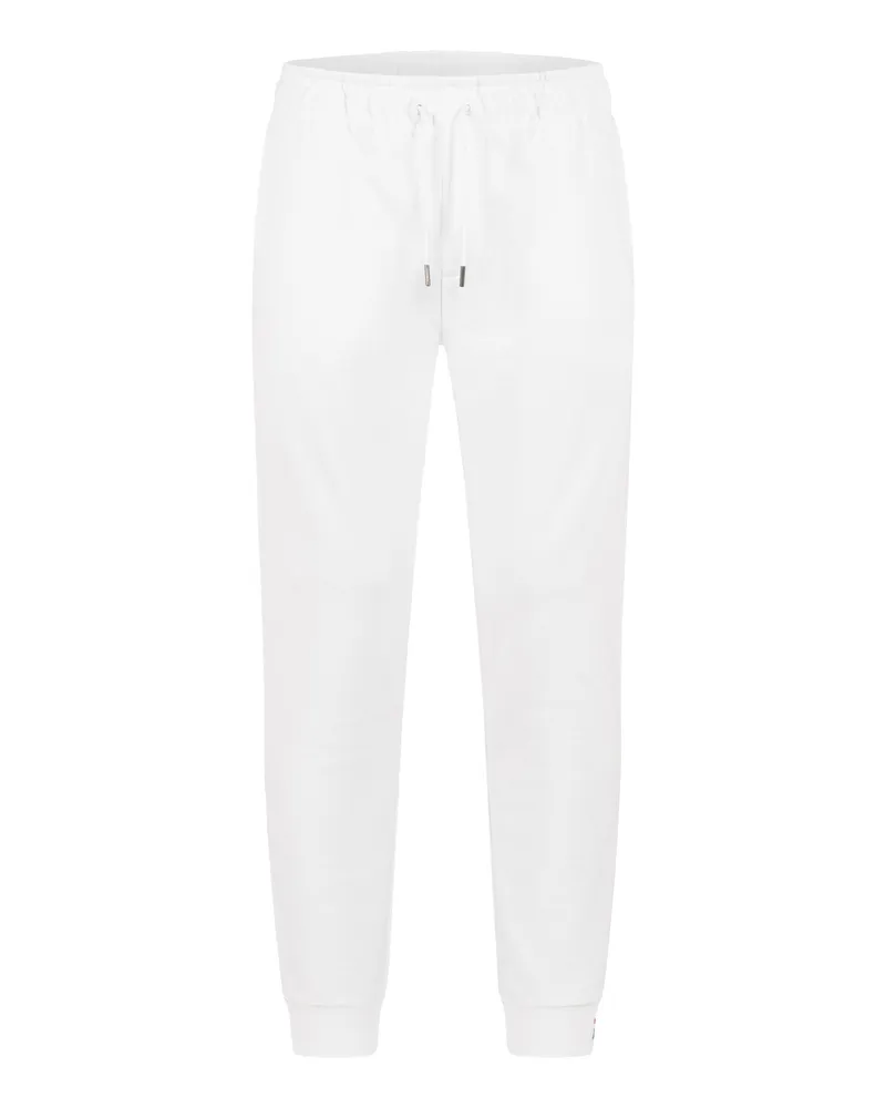 U.S. Polo Assn.  Herren Jogginghose mit elastischem Bund Weiß