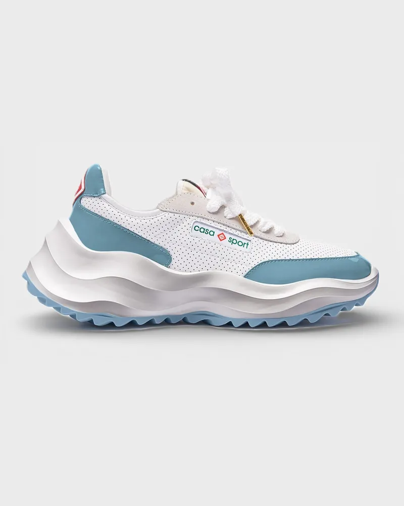 Casablanca Paris Atlantis Sneaker Weiß/Hellblau Herren Weiß