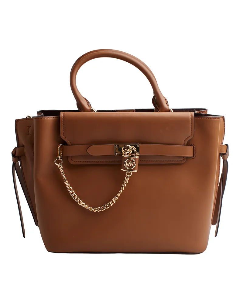 Michael Kors Hamilton Satchel Bag 30F1G9HS9L für Frauen Braun