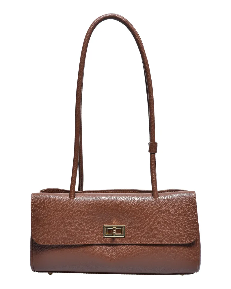 Isabella Rhea BROWN Rindsledertasche Dunkelbraun