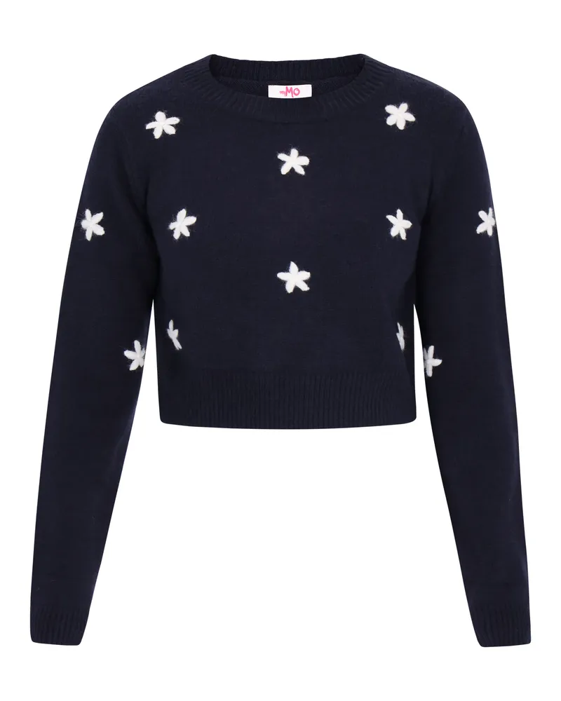 My Mo Pullover Frauen Marine Marineblau