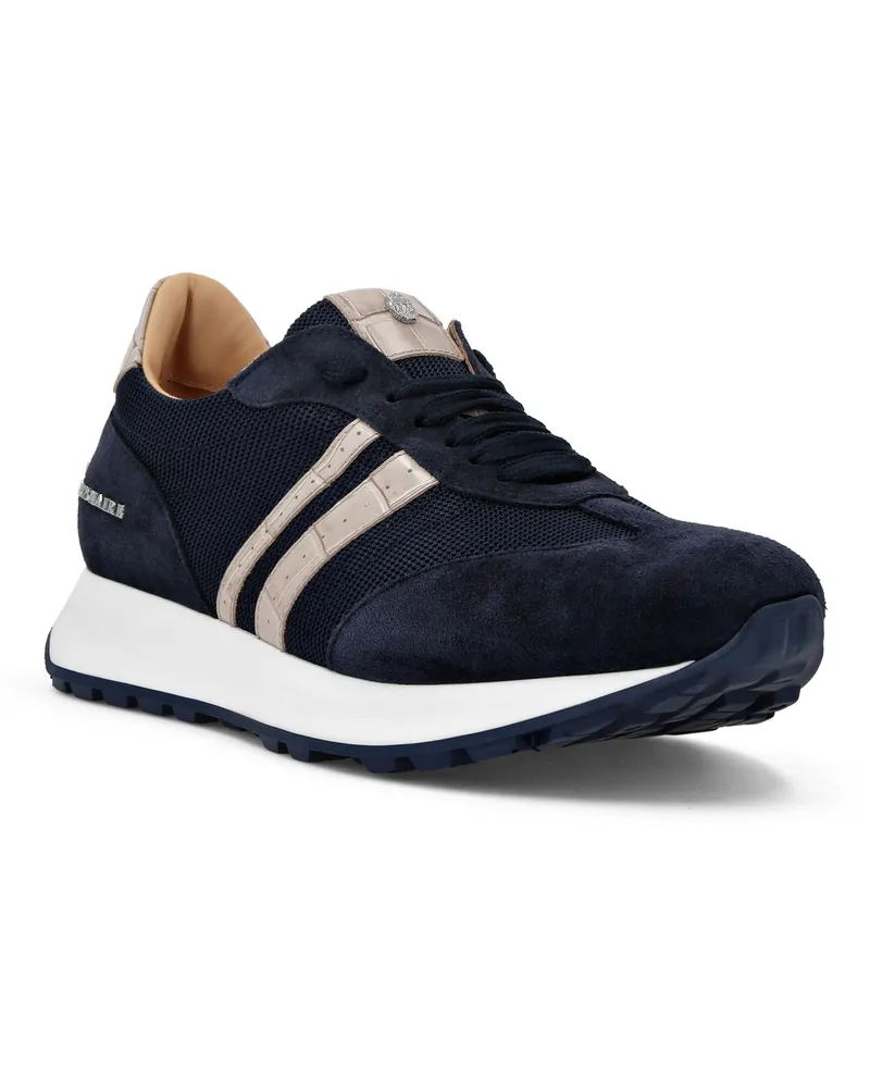 Billionaire Läufer Sneaker Logo Dunkelblau