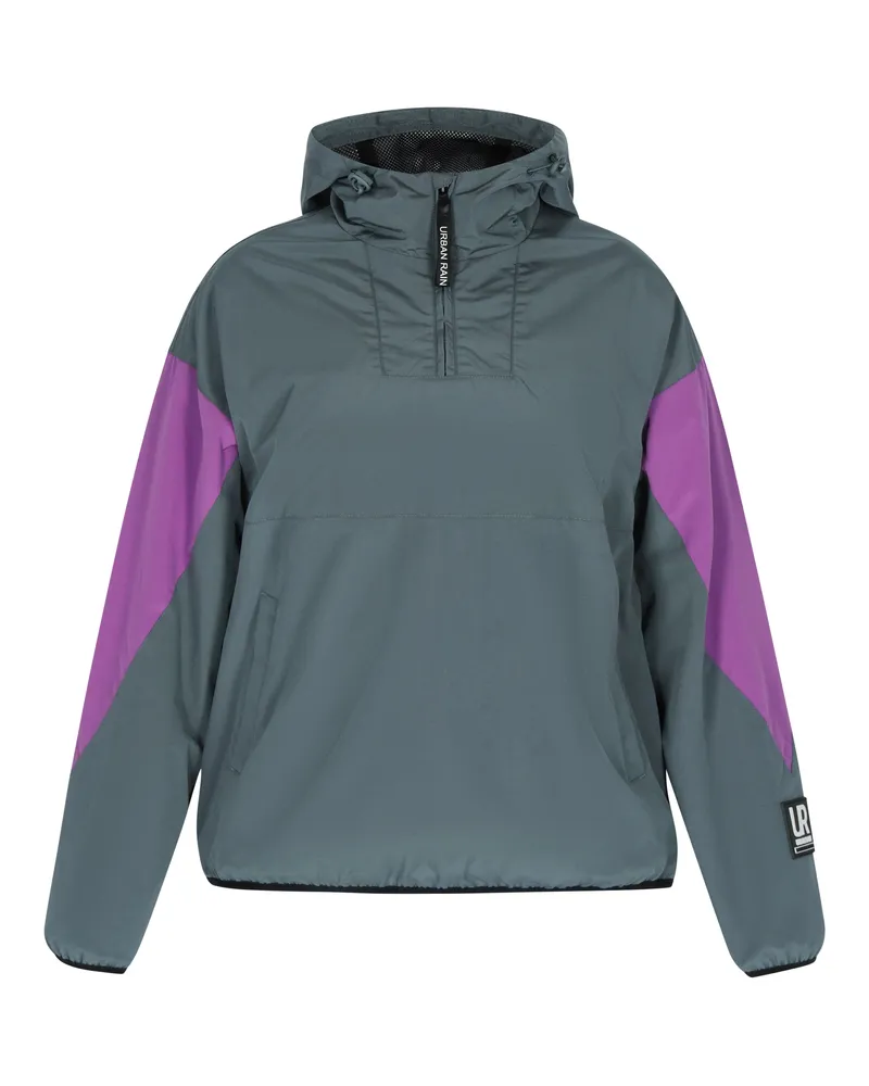 Schmuddelwedda Blouson Damen Graublau Colorblock Grau