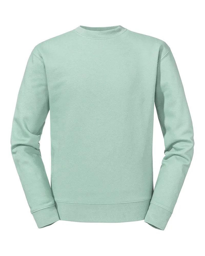 Russell Athletic Russell - Sweatshirt für Herren angesetzte Ärmel (Eukalyptus Salbeigrün