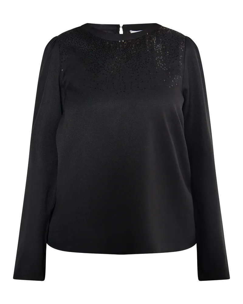 Usha Bluse Damen schwarz Schwarz