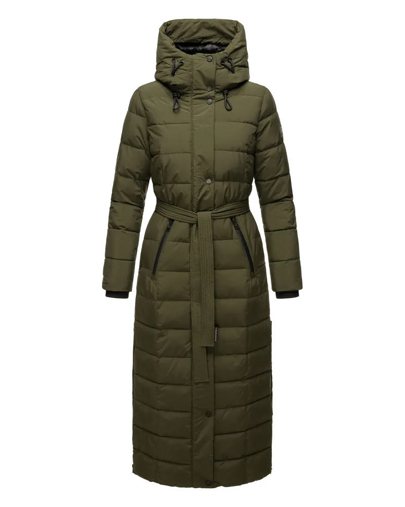 NAVAHOO Damen Winter Steppmantel Das Teil – Elegant & Warm Grün