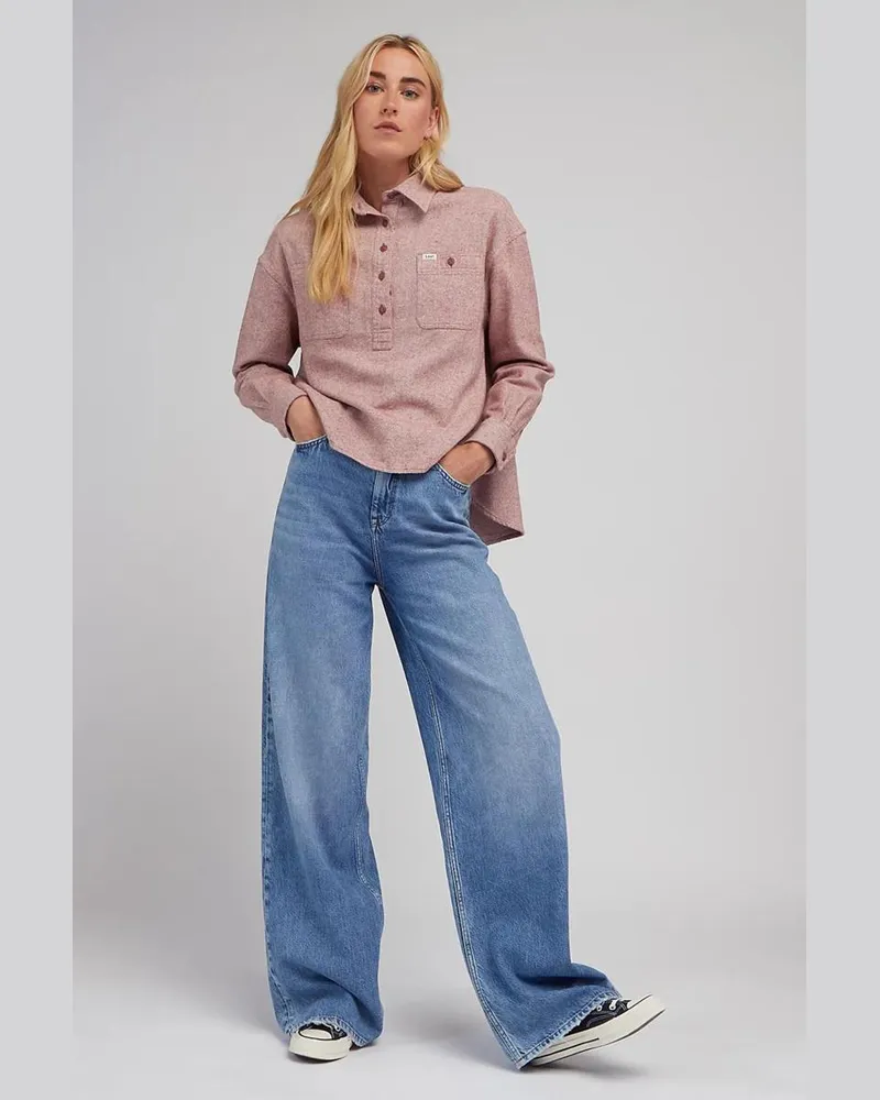 Lee Stella A- Line - Take The Hint Blau