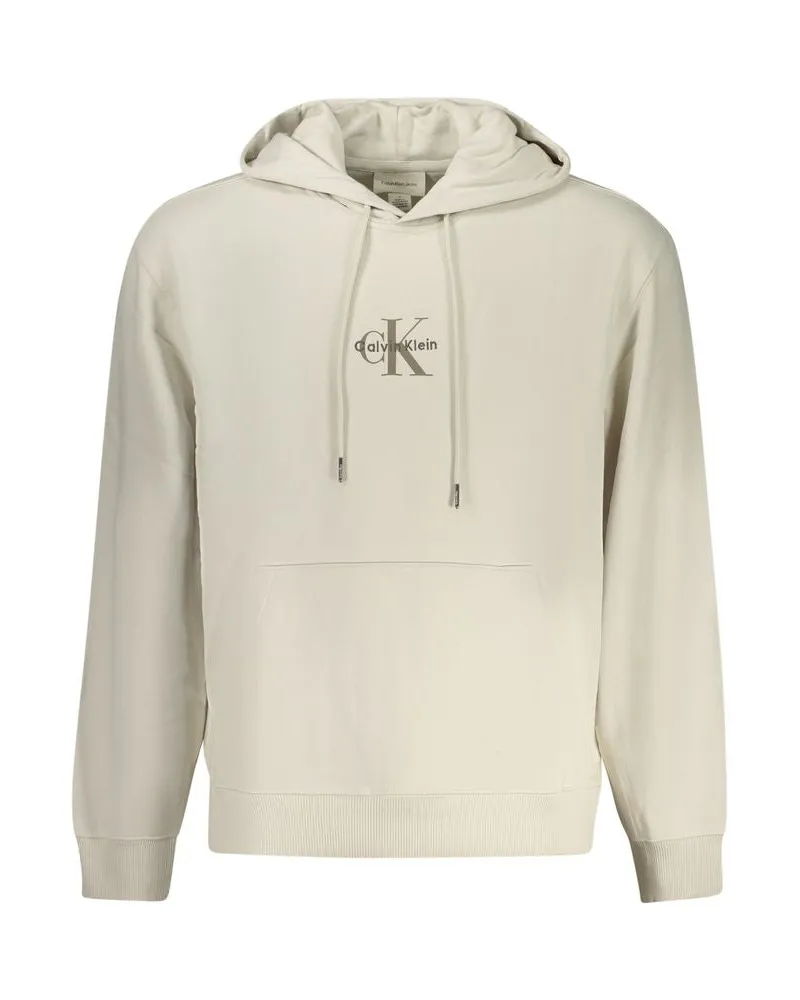 Calvin Klein Beiger Baumwoll-Hoodie für Herren - Beige Beige